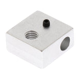 Maxbell 20x20x10mm Aluminum Heater Block for Makerbot MK7 MK8 3D Printer Nozzle & Nozzle Throat Hole M6