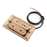 Maxbell Guitar Pickup Humbucker Double Coil Maple for 4 String Cigar Box Guitar Parts Repalcement