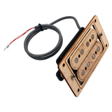 Maxbell Guitar Pickup Humbucker Double Coil Maple for 4 String Cigar Box Guitar Parts Repalcement