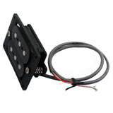 Maxbell Instrument Accs Black Hand Wound Humbucking Pickup Magnet for Cigar Box Accs