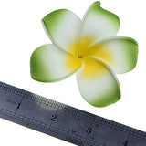 Maxbell Women Girls Ladies Plumeria Flower Foam Hair Clip Pin Headwear Hair Accessory Green