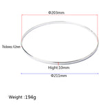 Maxbell 8'' Ukulele Tension Hoop for Banjo String Instrument Accs Replacement Parts