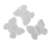 Maxbell 20 Pieces Butterfly Shaped Styrofoam Foam Ornaments for DIY Modelling Craft 60mm