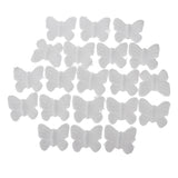 Maxbell 20 Pieces Butterfly Shaped Styrofoam Foam Ornaments for DIY Modelling Craft 60mm