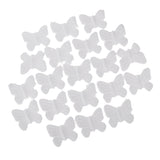 Maxbell 20 Pieces Butterfly Shaped Styrofoam Foam Ornaments for DIY Modelling Craft 60mm