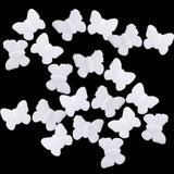 Maxbell 20 Pieces Butterfly Shaped Styrofoam Foam Ornaments for DIY Modelling Craft 60mm