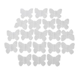 Maxbell 20 Pieces Butterfly Shaped Styrofoam Foam Ornaments for DIY Modelling Craft 60mm