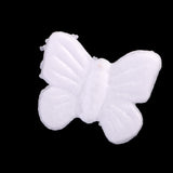 Maxbell 20 Pieces Butterfly Shaped Styrofoam Foam Ornaments for DIY Modelling Craft 60mm