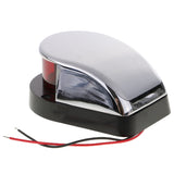 Maxbell 12V Stainless Bi-Color Combination Green Red LED Navigation Bow Running Light