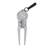 Maxbell Zinc Alloy Golf Pitch Mark Divot Repair Tool and Magnetic Ball Marker