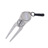 Maxbell Zinc Alloy Golf Pitch Mark Divot Repair Tool and Magnetic Ball Marker