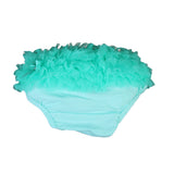 Maxbell Lovely Baby Girl Ruffle Bloomers Pants Diaper Cover 0-2 years S Aqua Green