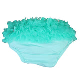 Maxbell Lovely Baby Girl Ruffle Bloomers Pants Diaper Cover 0-2 years S Aqua Green