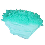 Maxbell Lovely Baby Girl Ruffle Bloomers Pants Diaper Cover 0-2 years S Aqua Green