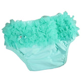 Maxbell Lovely Baby Girl Ruffle Bloomers Pants Diaper Cover 0-2 years S Aqua Green