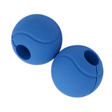 Maxbell 2Pcs Dumbbell Hand Grip Ball Silicone Globe Grip Training Gym Barbell Ball Muscle Builder