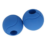 Maxbell 2Pcs Dumbbell Hand Grip Ball Silicone Globe Grip Training Gym Barbell Ball Muscle Builder