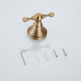 Maxbell Solid Brass Antique Wall Mounted Bathroom Hooks Cloth Towel Hook & Hanger