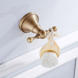 Maxbell Solid Brass Antique Wall Mounted Bathroom Hooks Cloth Towel Hook & Hanger