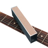 Maxbell Aluminium Alloy Fret Leveling Tool Self-adhesive Sandpaper for Guitar Bass Ukulele Gray