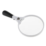 Maxbell Multifunction Magnifier 2X 4X 25X Lens Magnifying Glass Loupe With 3 LED Jewelry for Reading Crafts Hobby Sewing