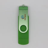 Maxbell Swivel 64GB USB Flash Drive Memory Stick Storage Thumb U Disk for Smartphone PC Green