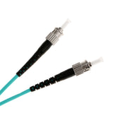 Maxbell 5Meters Multimode 10Gb Duplex Fiber Optic Cable(50/125) ST-ST OM150 Skyblue