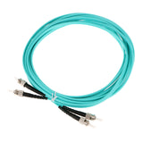 Maxbell 5Meters Multimode 10Gb Duplex Fiber Optic Cable(50/125) ST-ST OM150 Skyblue