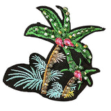 Maxbell DIY Embroidered Coconut Tree Patch For Cloth Sewing Appliques Embellishment
