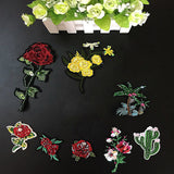 Maxbell DIY Embroidered Coconut Tree Patch For Cloth Sewing Appliques Embellishment