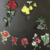 Maxbell DIY Embroidered Coconut Tree Patch For Cloth Sewing Appliques Embellishment