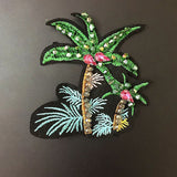 Maxbell DIY Embroidered Coconut Tree Patch For Cloth Sewing Appliques Embellishment
