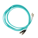 Maxbell 3Meters Multimode 10Gb Duplex Fiber Optic Cable(50/125) OM150 LC-FC Blue