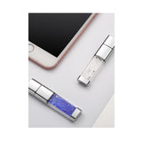 Maxbell Crystal Jewelry USB 2.0 Flash Pen Drive Memory Stick Storage U Disk for Girls Blue 16GB