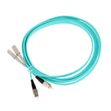 Maxbell 3Meters Multimode 10Gb Duplex Fiber Optic Cable(50/125) OM150 SC-FC Skyblue