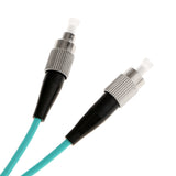 Maxbell 3Meters Multimode 10Gb Duplex Fiber Optic Cable(50/125) OM150 SC-FC Skyblue