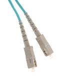 Maxbell 3Meters Multimode 10Gb Duplex Fiber Optic Cable(50/125) SC-FC OM3 Skyblue