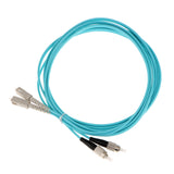 Maxbell 3Meters Multimode 10Gb Duplex Fiber Optic Cable(50/125) SC-FC OM3 Skyblue