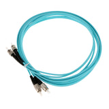 Maxbell 3Meters Multimode 10Gb Duplex Fiber Optic Cable(50/125) FC-ST OM3 Skyblue