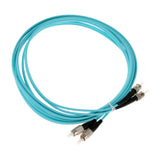 Maxbell 3Meters Multimode 10Gb Duplex Fiber Optic Cable(50/125) FC-ST OM3 Skyblue