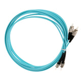 Maxbell 3Meters Multimode 10Gb Duplex Fiber Optic Cable(50/125) FC-ST OM3 Skyblue