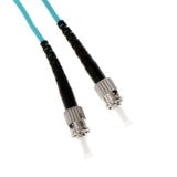 Maxbell 3Meters Multimode 10Gb Duplex Fiber Optic Cable(50/125) FC-ST OM3 Skyblue