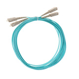 Maxbell 5Meters Multimode 10Gb Duplex Fiber Optic Cable(50/125) SC-SC OM550 Skyblue