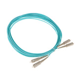 Maxbell 5Meters Multimode 10Gb Duplex Fiber Optic Cable(50/125) SC-SC OM550 Skyblue