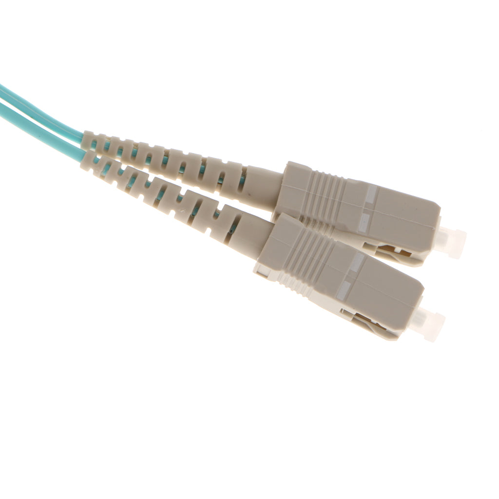 Maxbell 5Meters Multimode 10Gb Duplex Fiber Optic Cable(50/125) SC-SC OM550 Skyblue