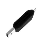 Maxbell USB2.0 + Micro USB OTG Adapter TF Memory Card Reader for PC Smartphone Black