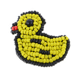 Maxbell 3 Pieces/Set Embroidery Rhinestone Beaded Patch Duck Dragonfly Patches Cloth Garment Decoration