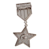 Maxbell Fashion Trendy WesternNavy Design Star Pattern Dangle Retro Popular Unisex Brooch Pin Jewelry Cool Accessories