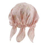 Maxbell Light Weight Silk Bonnet Night Sleeping Hat Head Cover Eye Mask Beanie Cap Pink