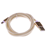 Maxbell Micro USB Sync Data Charger Charging Cable Cord for Samsung Smartphone Gold